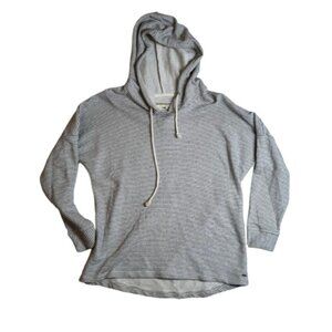 O'Neill Striped Long Sleeve Pullover Unisex Blue and White Hoody Size XL #1401-4